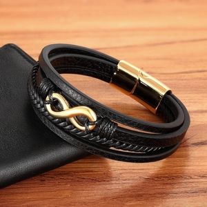Luxury Men's leather bracelet